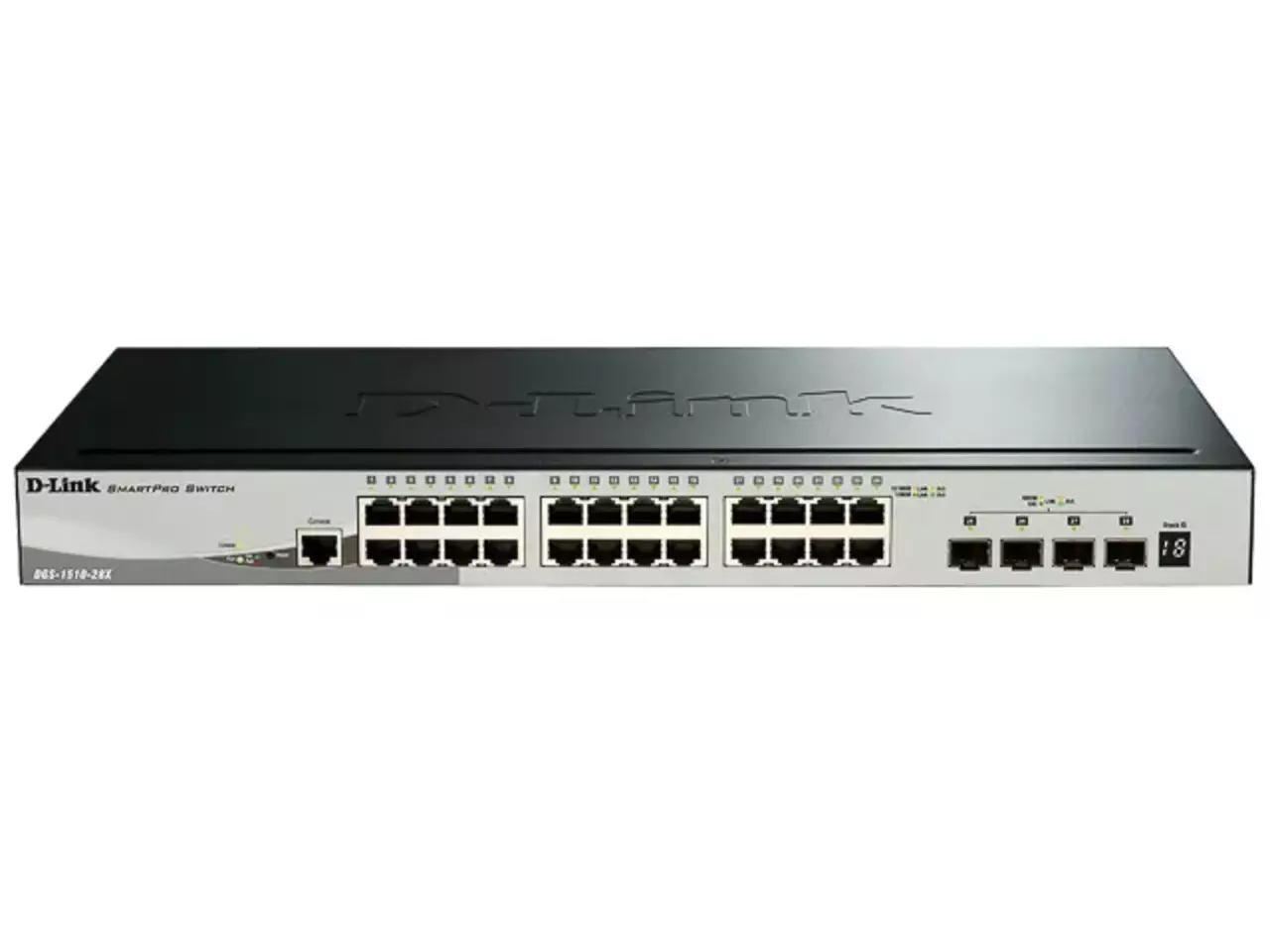 D-LINK DGS1510-28X/E SMART STACK SWITCH Standalone 24xRJ45 4xSFP ...